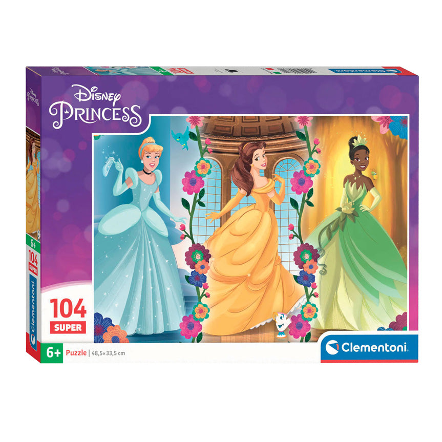 Clementoni Jigsaw Puzzle Super Color Disney Prinzessin, 104st.