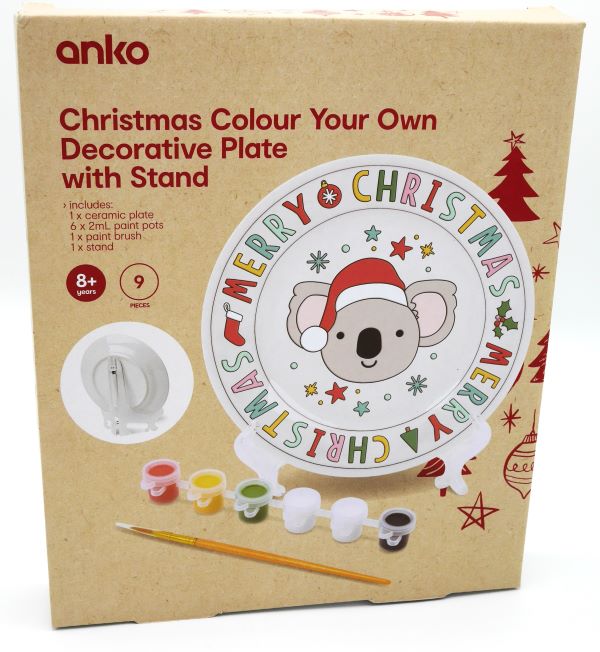 Playgo Weihnachtsschild, malen Sie selbst Frohe Weihnachten
