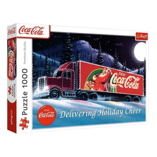 Einführungspuzzle Coca Cola Weihnachtstruck 1000 Teile | 2 Stk