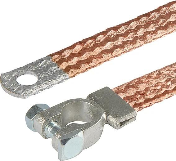 Herth+Buss Erdungsband Batt.Erdungsbänder 500mm2 m.Klemmenblock