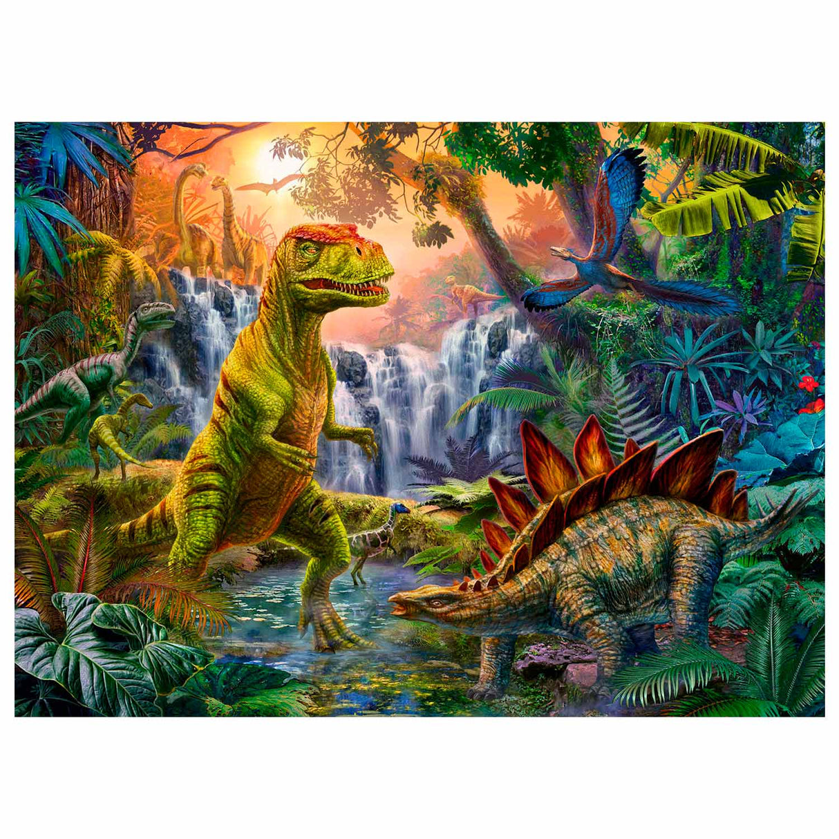 Ravensburger Oase von Dinosaurier -Puzzle 100.. Xxl