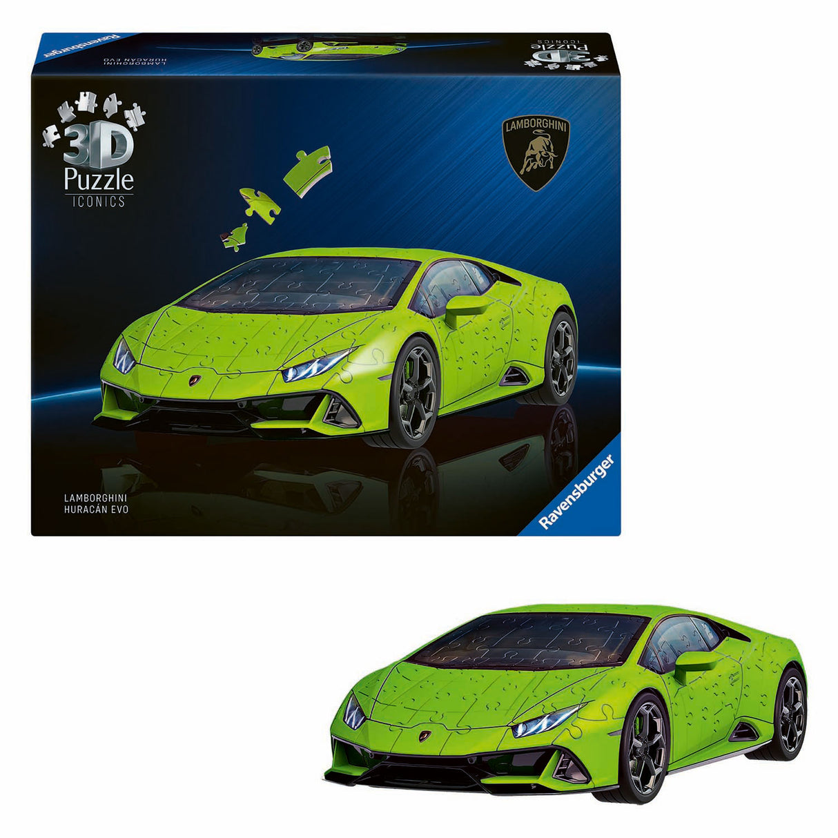 Ravensburger 3D-Puzzle Iconic Lamborghini Huracan Evo – 158 Teile.