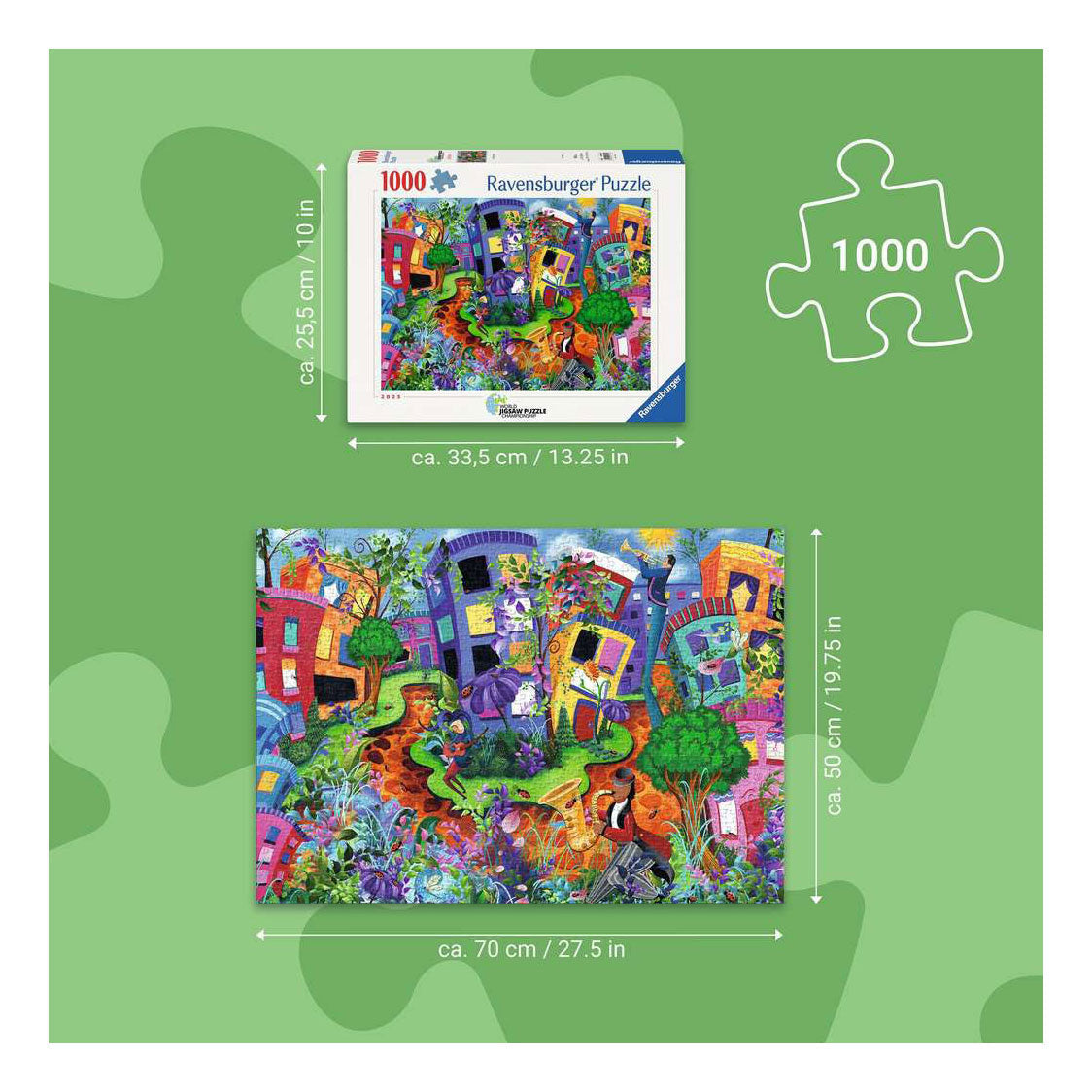 Ravensburger – Marienkäferweg – Puzzle – 1000 Teile