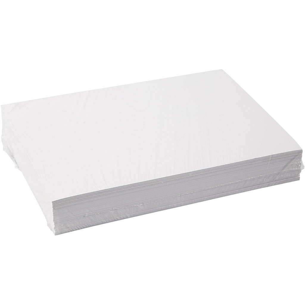 Zeichenpapier der Firma Creativ, A4, Blatt 210 x 297 mm, 130 g, weiß, 250 Blatt 1 Karton