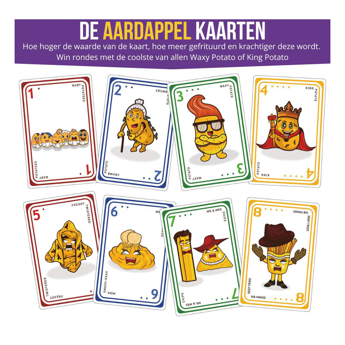 Bratkartoffeln-Kartenspiel Deep Fried Edition (nl)