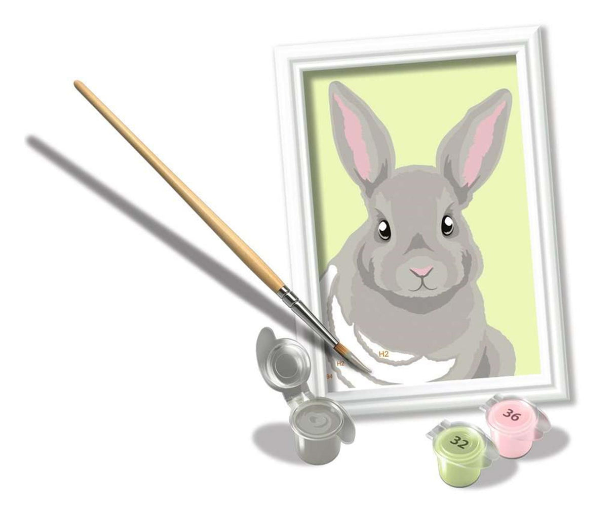 Ravensburger Creart Painting nach Nummer - graues Kaninchen