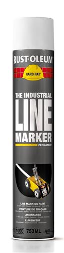 Rost-Oleum-Sprühdose, weiße Linie, 500 ml (Trolley)