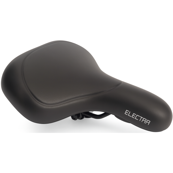 Edge Fahrrad Sattel E -Bike Electra mit Griff und Speicherplatz für das Apple Air Tag - Schwarz