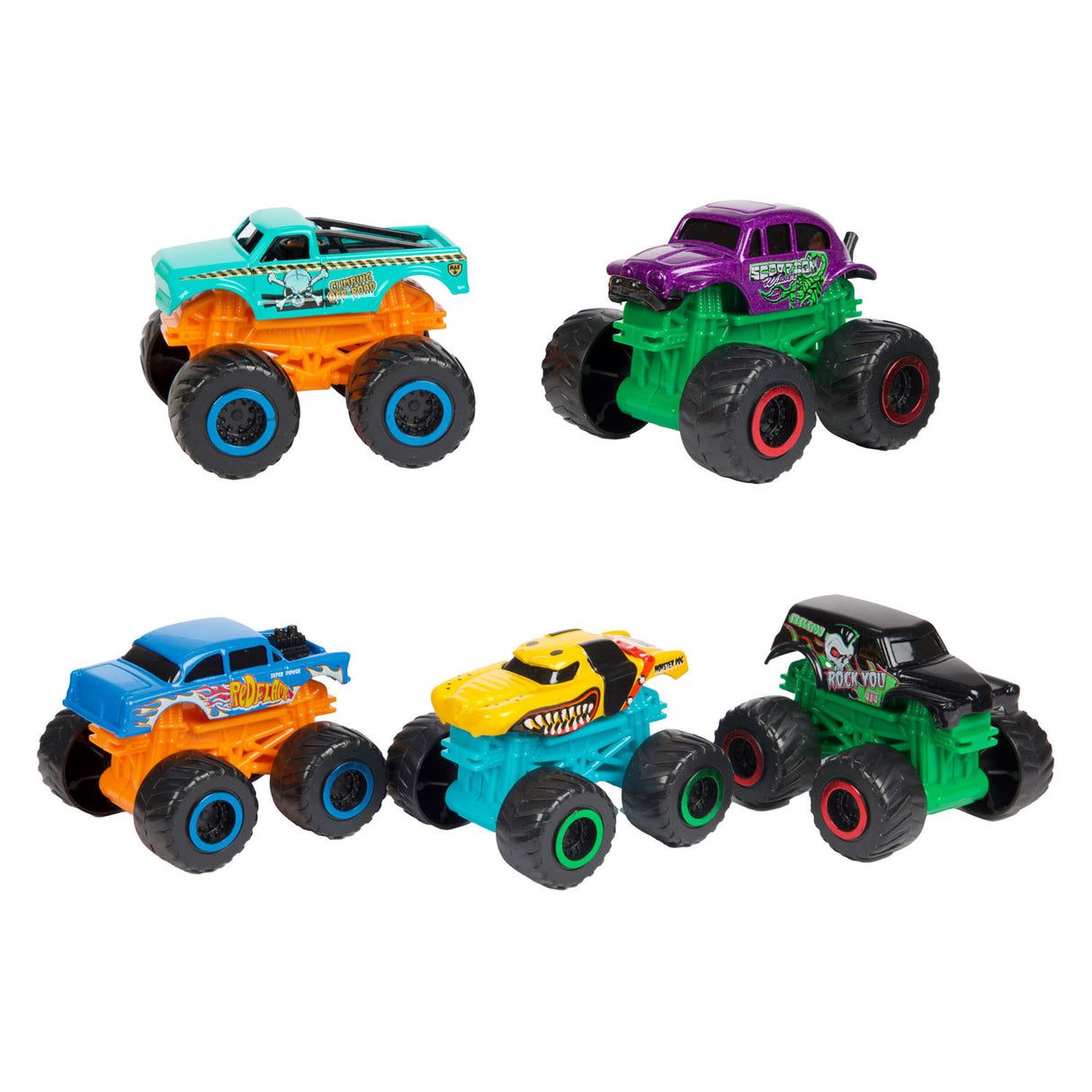 Toi-toys Vehicool Monstertruck-Set mit großem Fuß