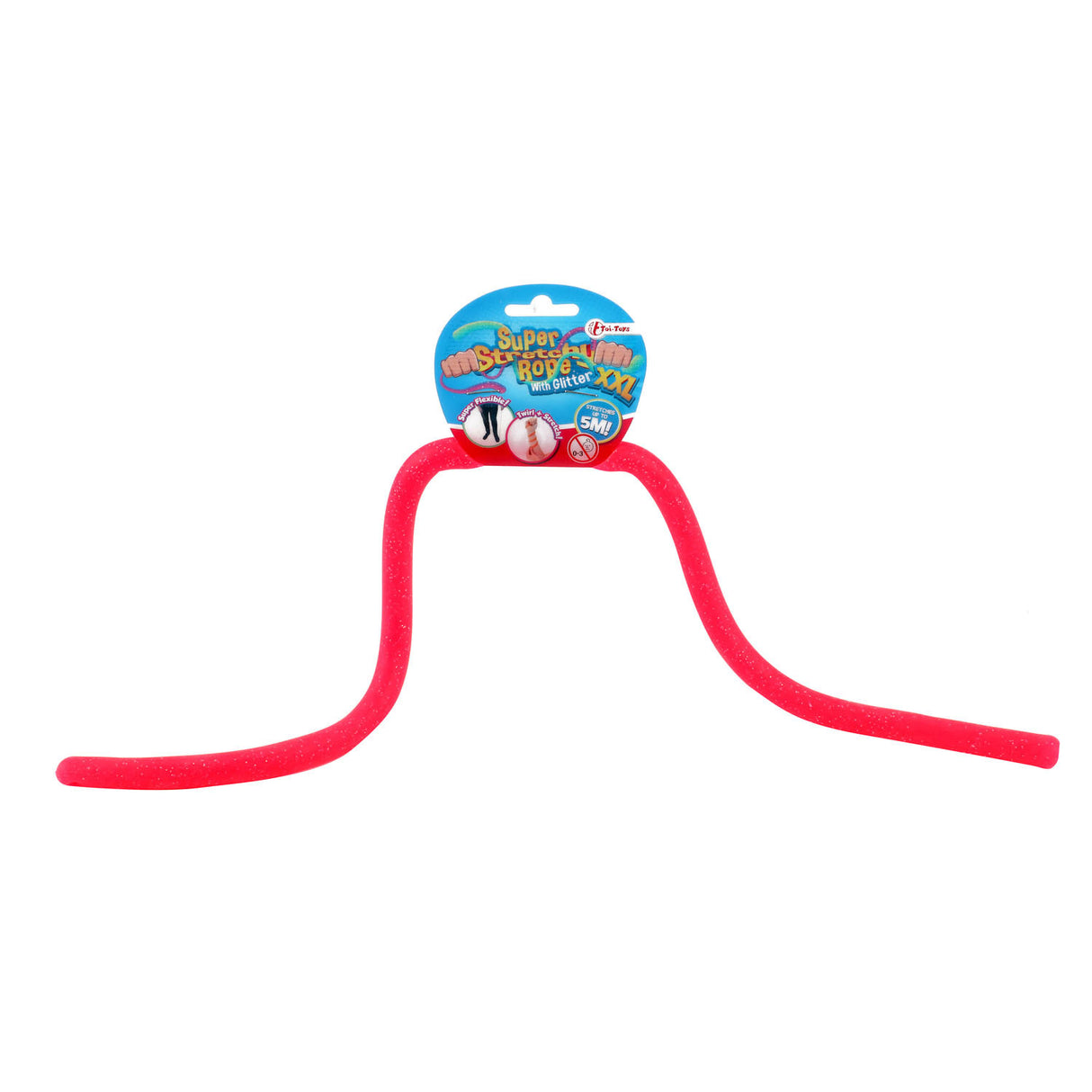 Toi-toys Toi Toys Super dehnbares Seil Glitzer 50cm