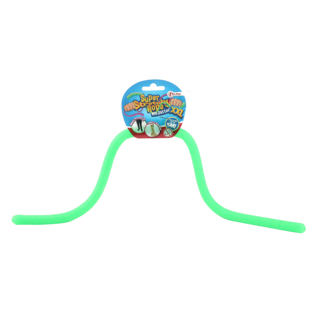 Toi-toys Toi Toys Super dehnbares Seil Glitzer 50cm