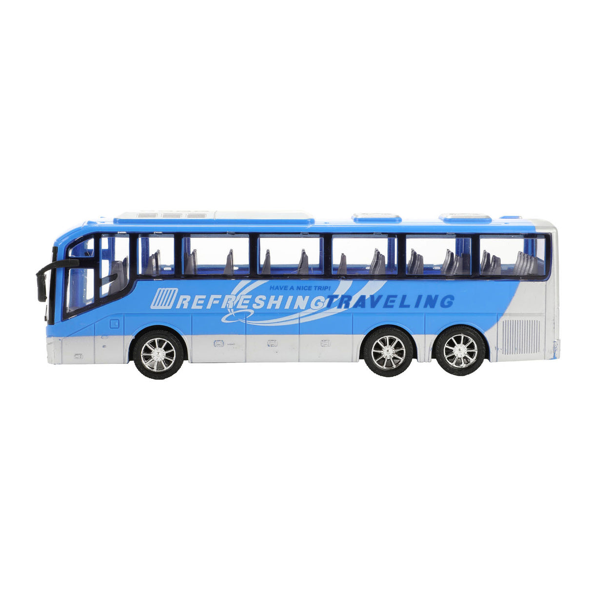 Autos, Lastwagen, Vehicool, Reisebus, blaue Reibung – 32 cm