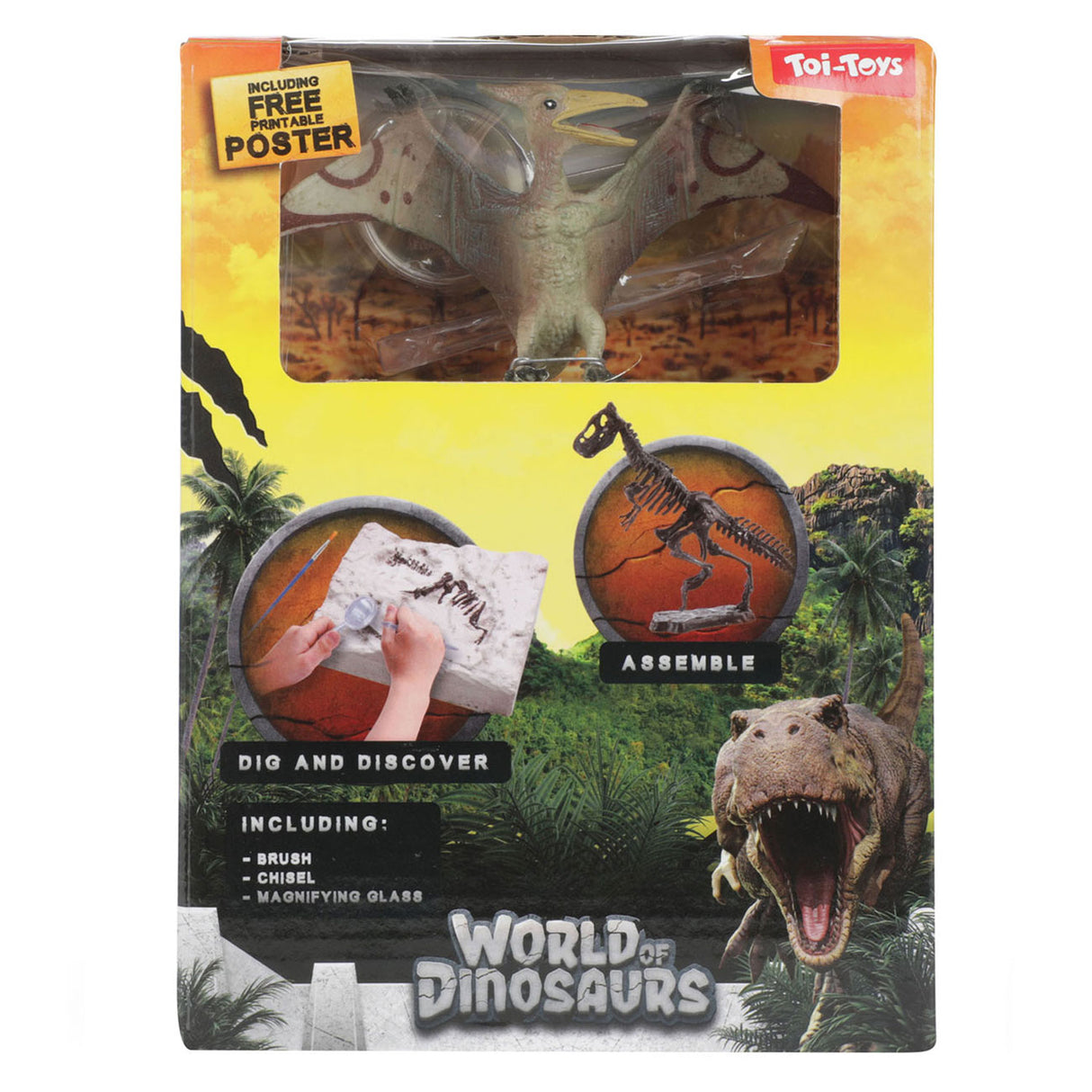Welt der Dinosaurier Ausgrabungsset „Dino-Fossil“