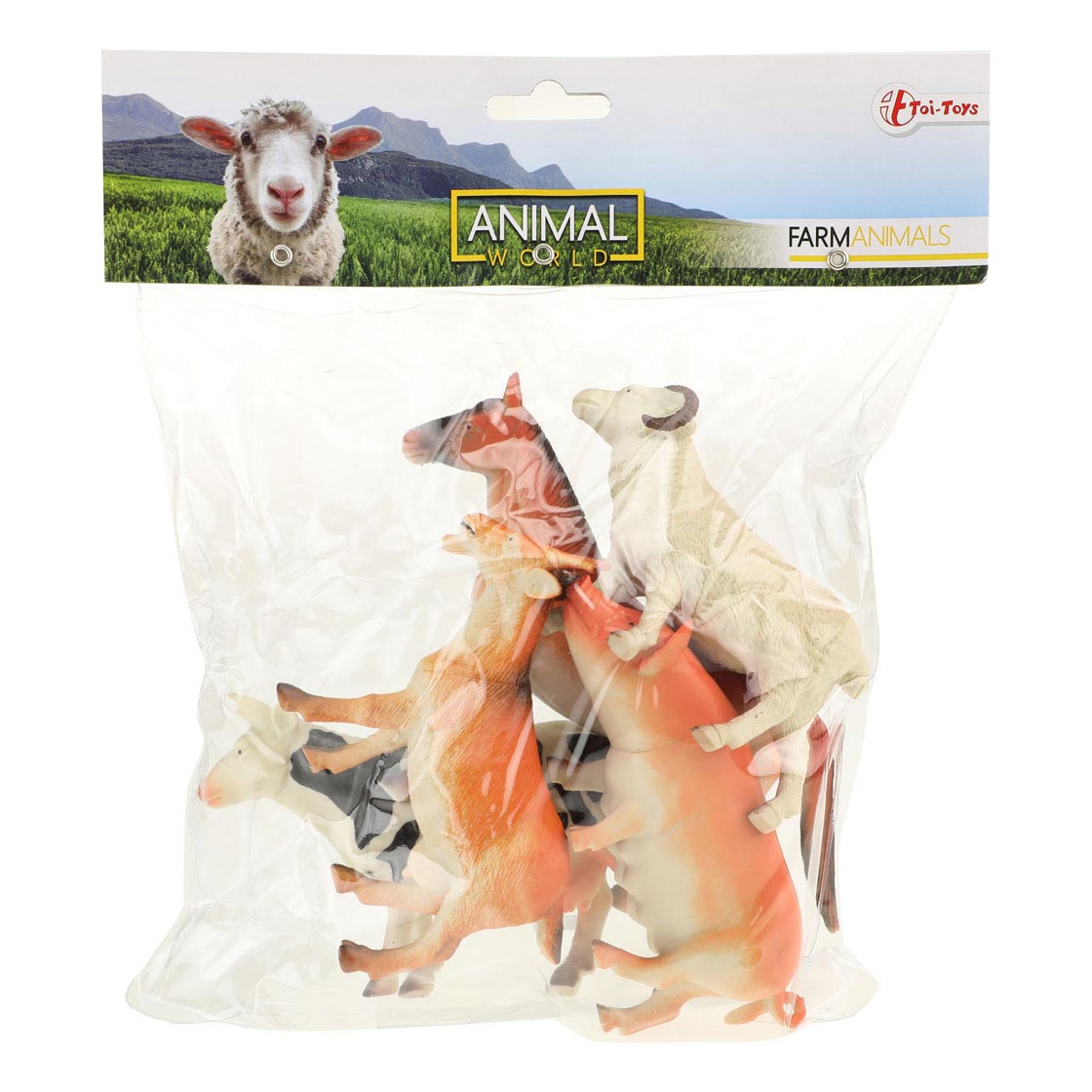 Toi-toys Tierwelt Bauernhoftiere Deluxe, 5-tlg.