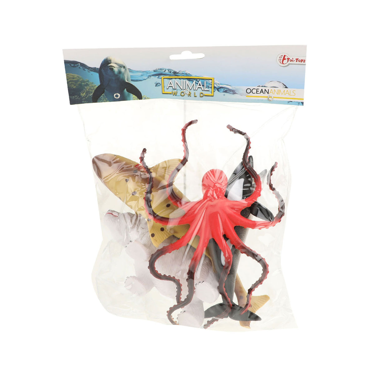 Toi-toys Tierwelt Meerestiere Deluxe, 5-tlg.
