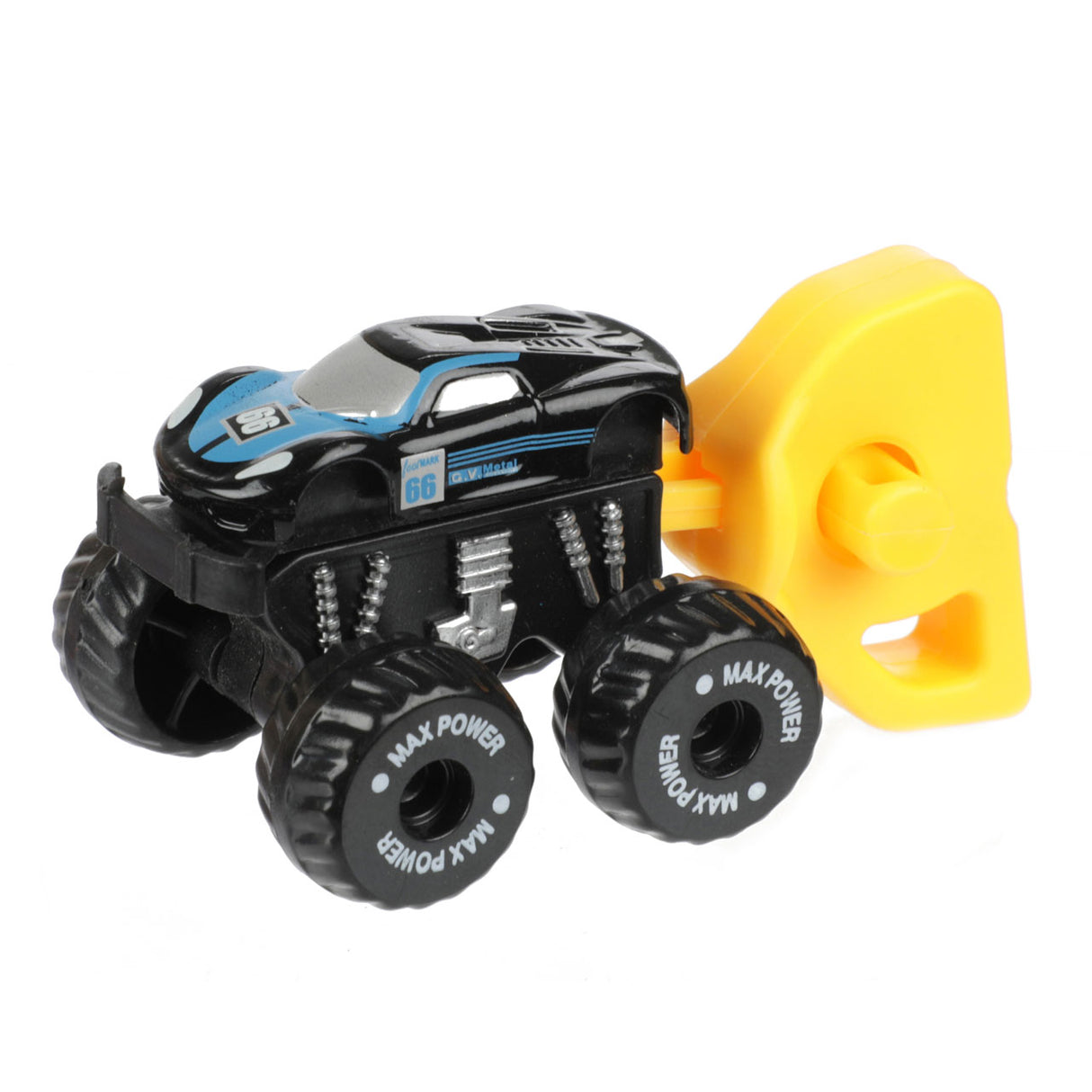 Turbo-Racer-Monstertruck mit Shooter im Ei