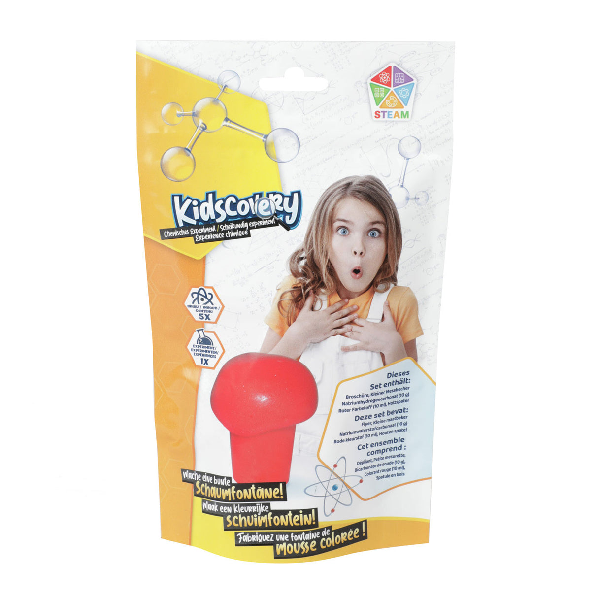 Kidscovery -Experiment - Chemisches Fontein -Set