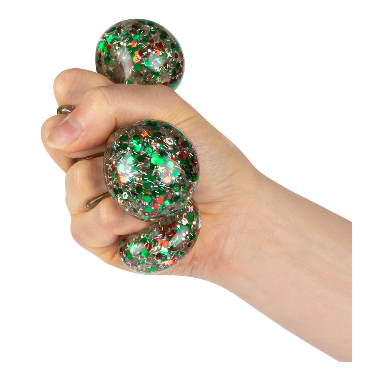 Toi-toys lustiger Quetschball Nacht gefüllt mit Glitzergel, 6 cm