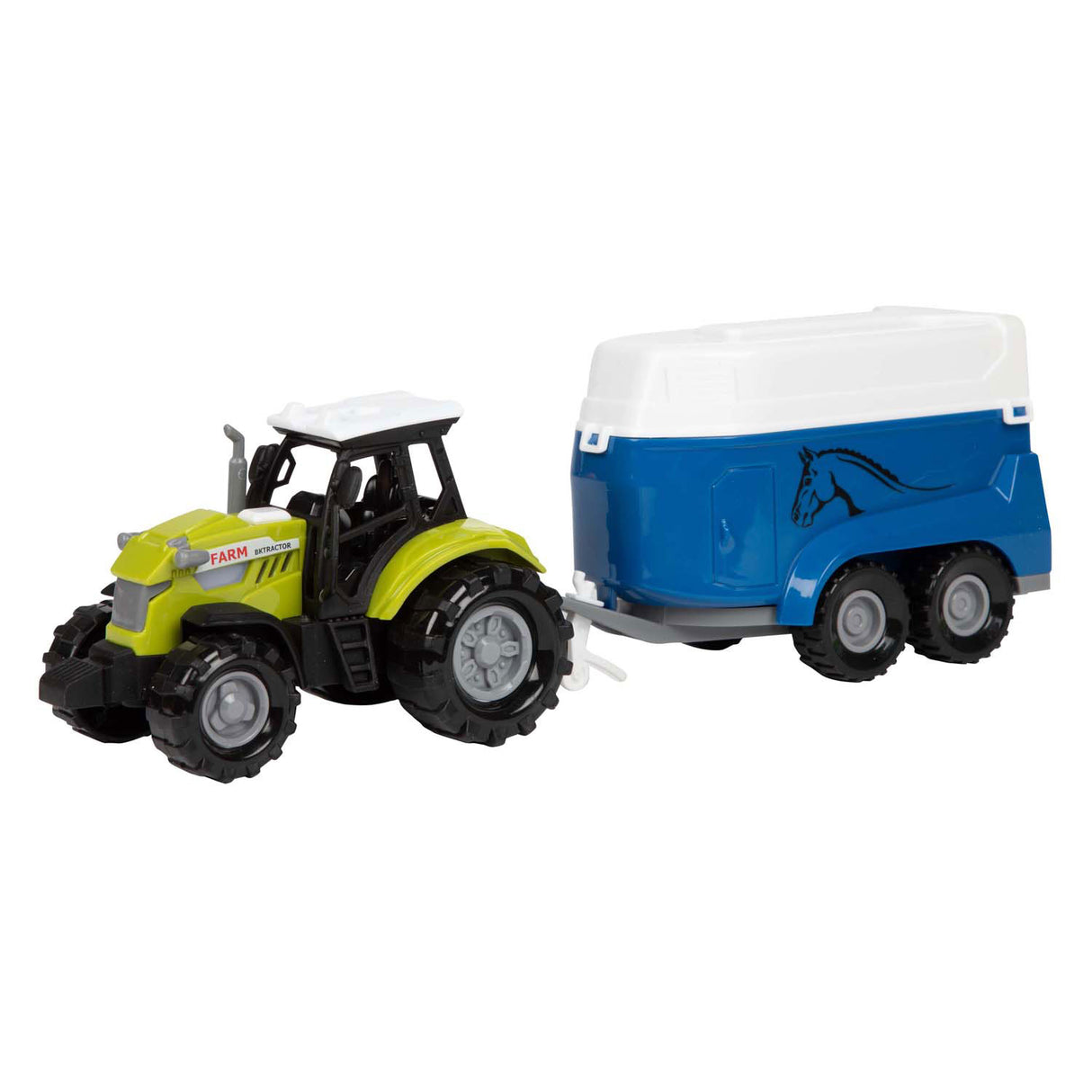 Toi-toys Toi Toys Traktor mit Anhänger 10cm