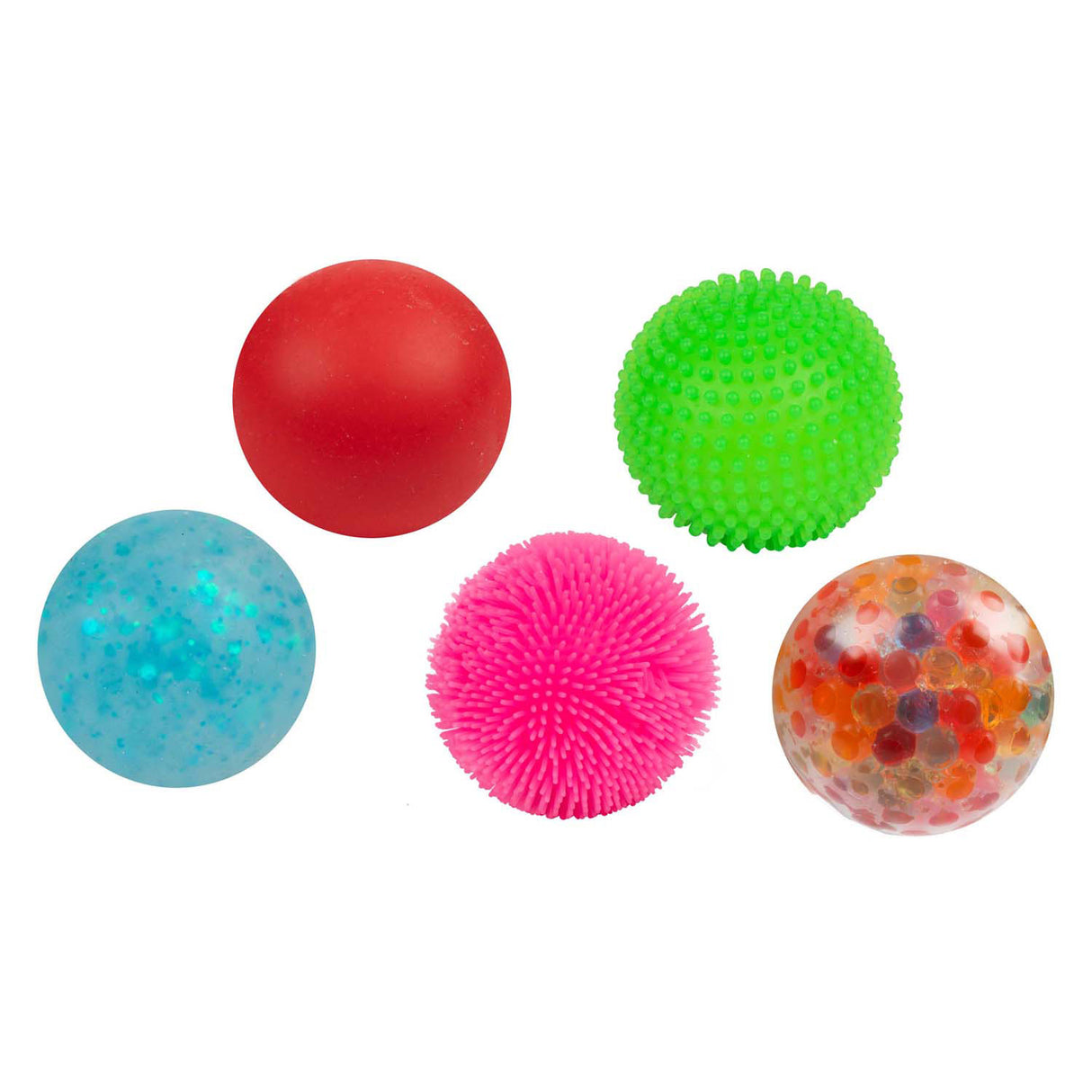 Toi-toys lustiger Squishy Anti-Stress-Ball, 5 Stk.