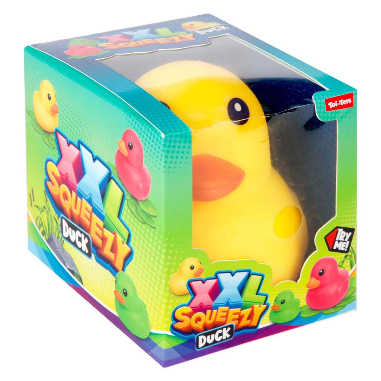 Toi-toys lustige Knetente XXL dehnbar, 15cm