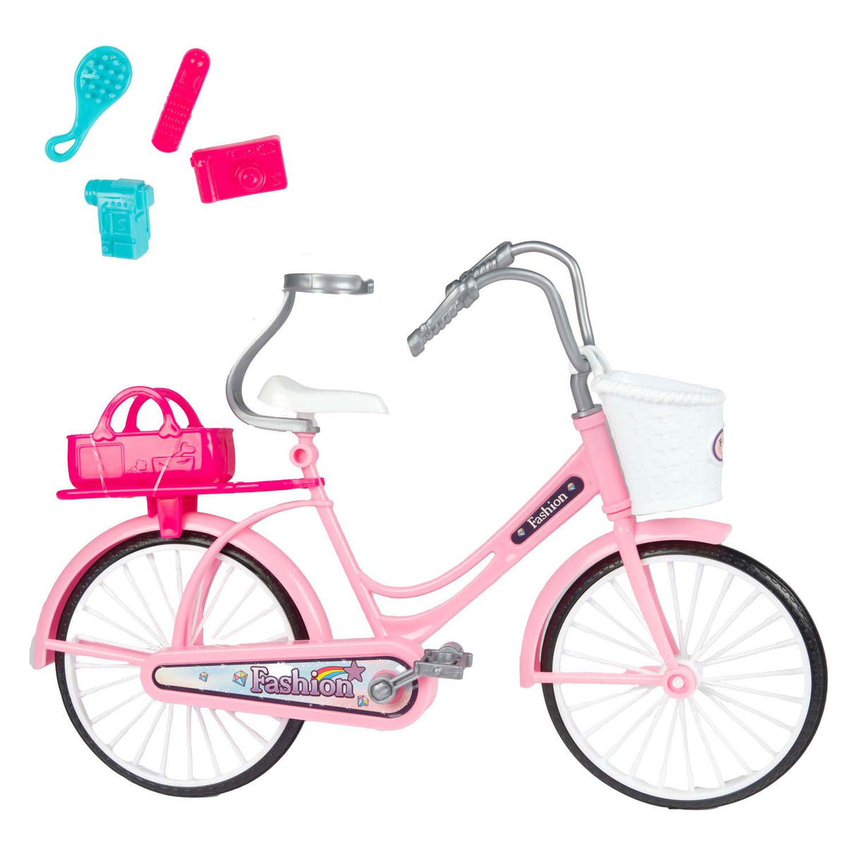 Toi Toys Lauren Teenie-Puppe auf dem Fahrrad