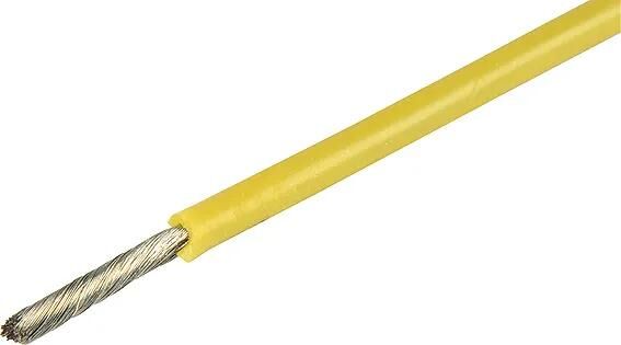 Herth+Buss Kabel Elektrokabel Silikon 1,5 mm gelb 5mtr.