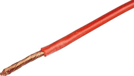 Herth+Buss Kabel Elektrokabel Silikon 1,5 mm rot 5mtr.