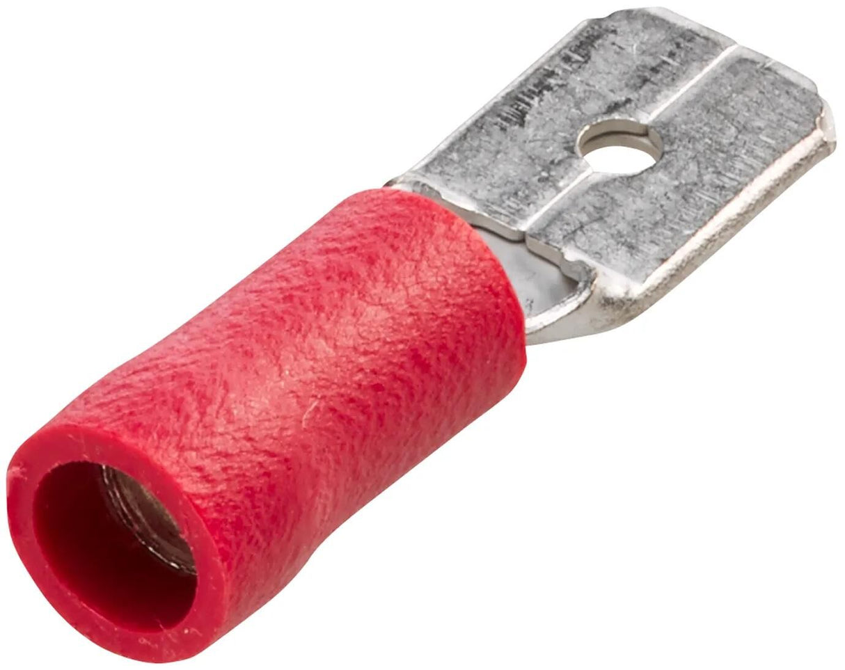 Hella Flachstecker Fl.Stecker 0,5-1,0 100 Stück rot 6,3x0,8mm