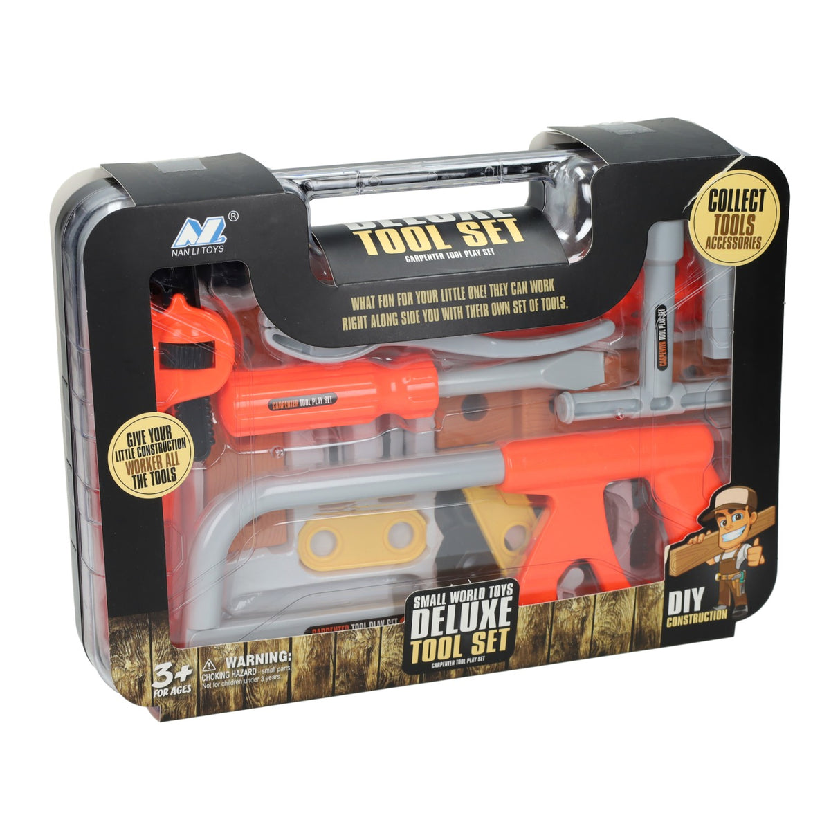 Jono Toys Werkzeugset im Koffer - 25-teilig.