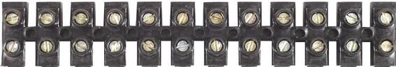 Hella Reihenklemme PVC-Klemmleiste 16 qmm 12-polig