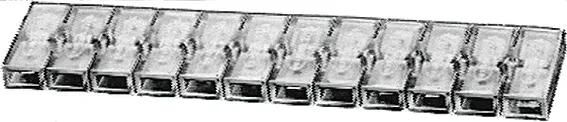 Hella Steckergehäuse Buchse,12-polig 142x42x7,0mm 10St.