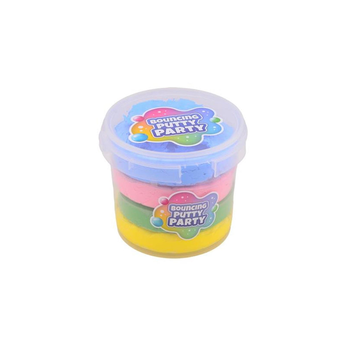 Johntoy Hüpfknete Regenbogen, 400gr.