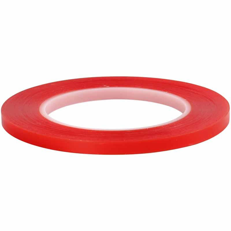 Doppelseitig klebendes Power-Klebeband der Firma Creativ, B: 7 mm, 25 m 1 Rolle
