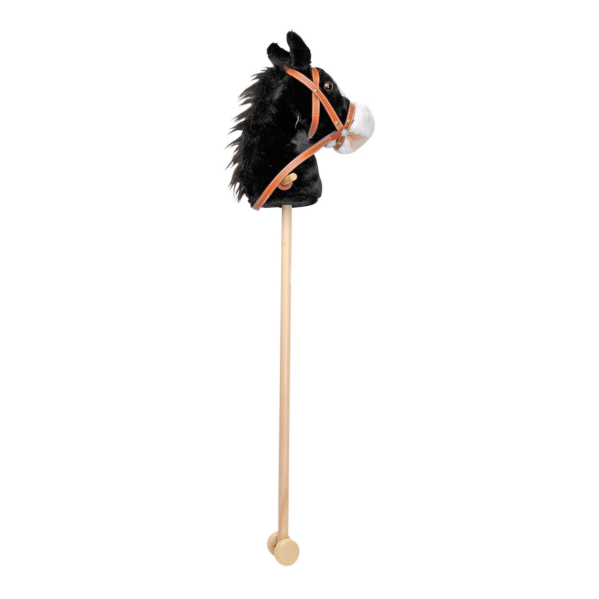 Playwood Holz Hobby Pferd mit Klang - schwarz
