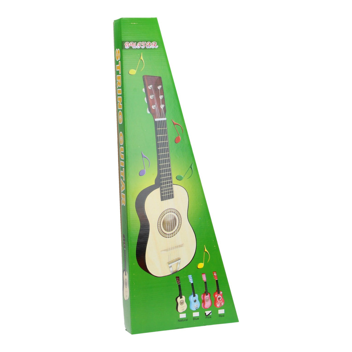 Playwood Holzgitarre rosa – 6 Saiten