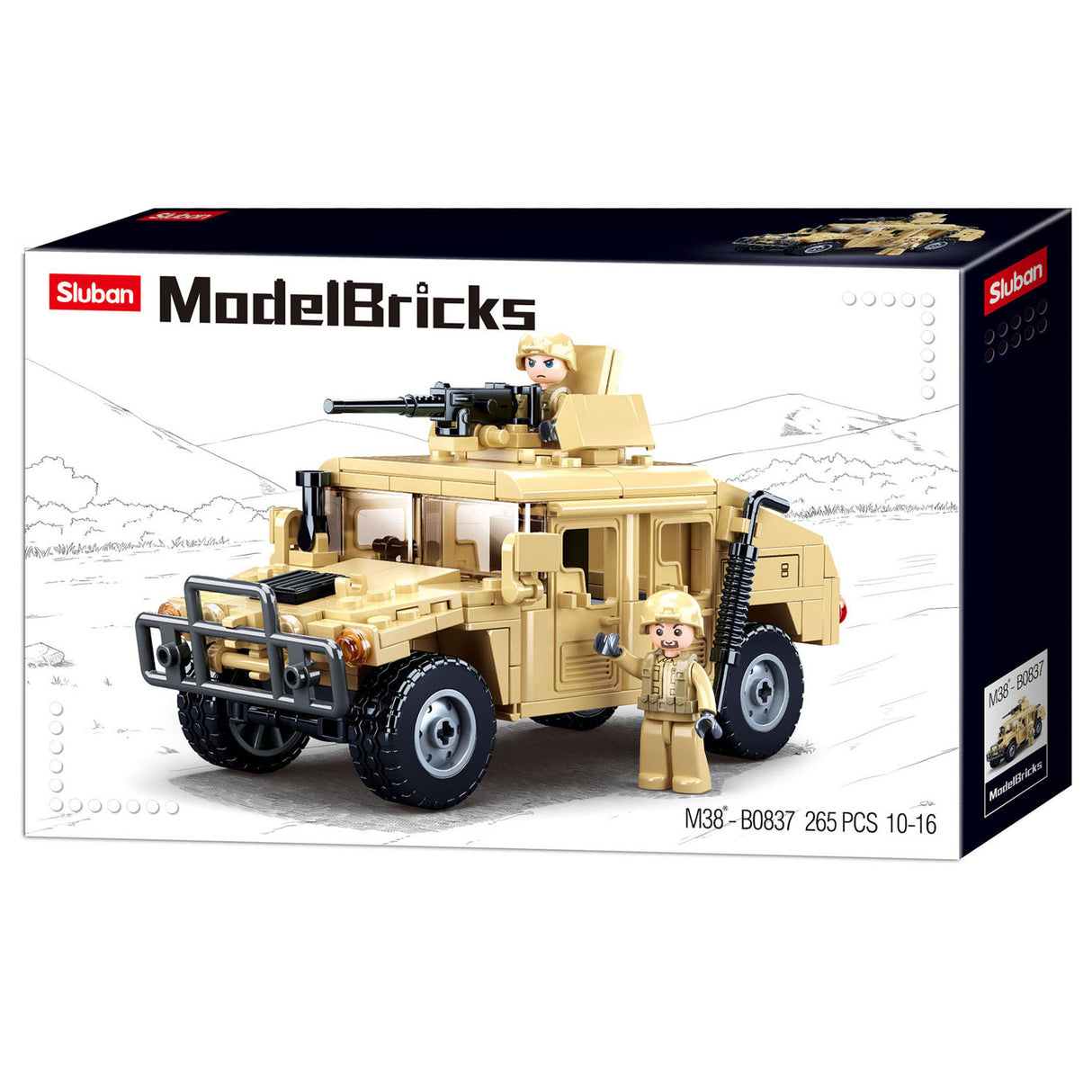 Sluban-Armee - Kampf-Offroader - 265-tlg.