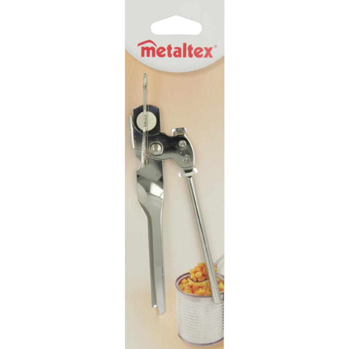 Metaltex Dosenöffner mit Deckelheber aus Edelstahl