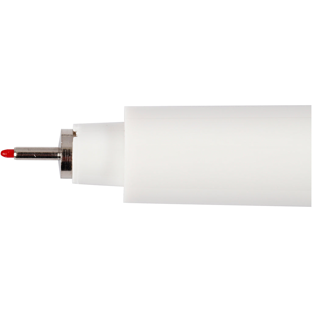 Medaillon-Zeichenstift, Strichstärke 0,3 mm, rot, 1 Stück