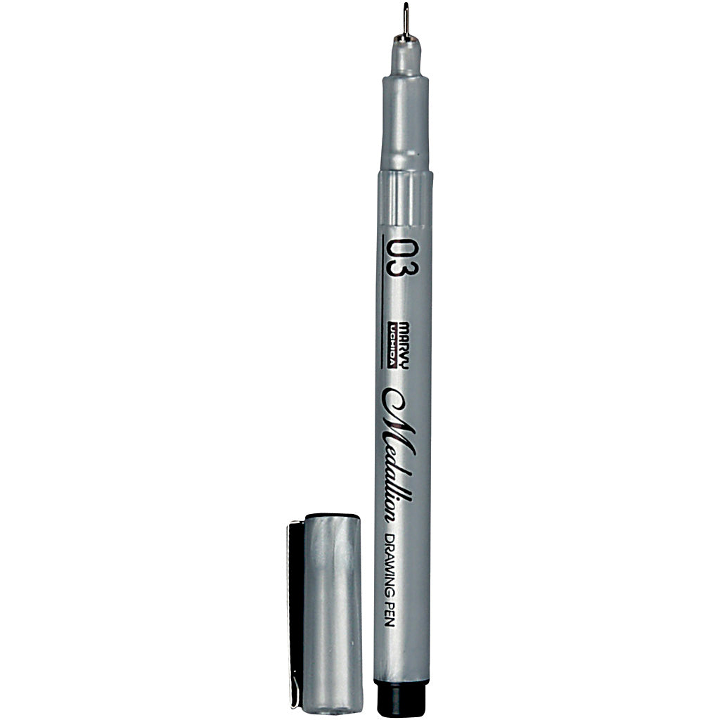 Medaillon-Zeichenstift, Strichstärke 0,3 mm, schwarz, 1 Stück