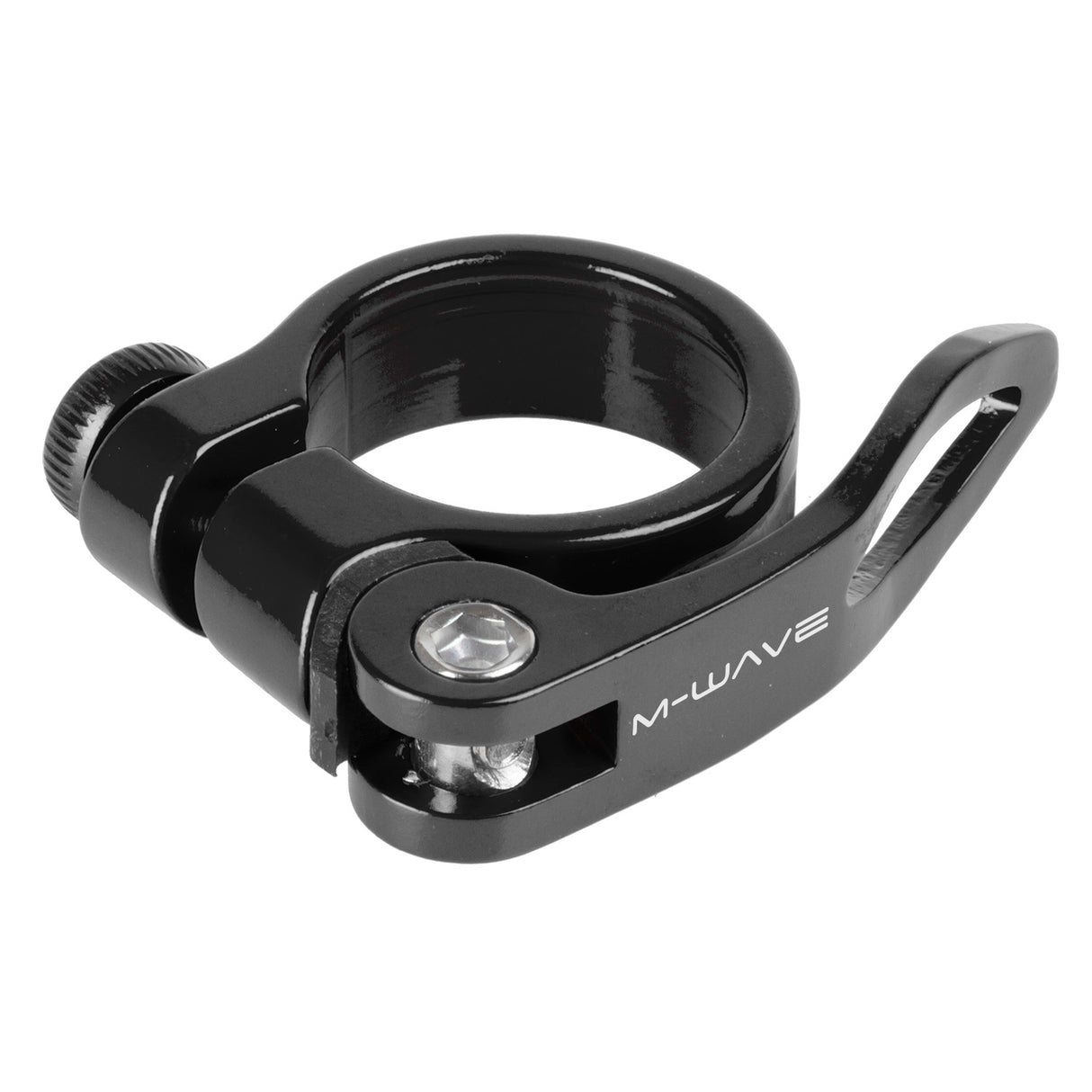 M-Wave-Sitzpap-Clip mit Schnellspannern 31,8 mm schwarz (Hanging Pack)