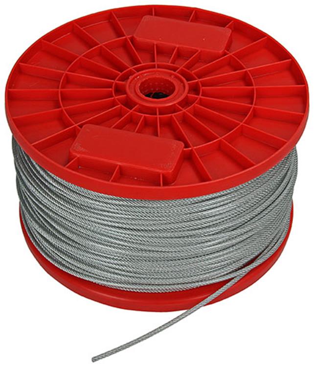 1015569 - staalkabel pvc mantel 6x7 200m2-3mm wll 45 kg din en12385-4 | 200 stuks
