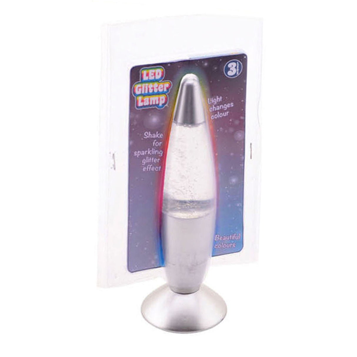 Johntoy Lavalampe glitzert mit Licht