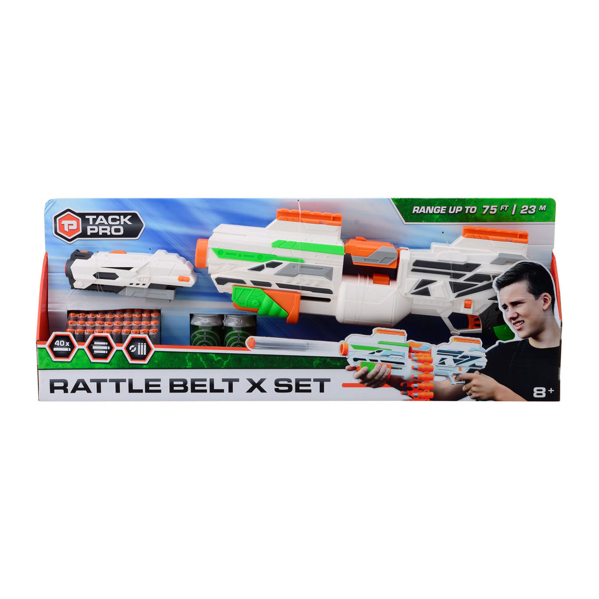 Tack Pro Tack Rattle Belt X Set mit 40 Darts und Zubehör