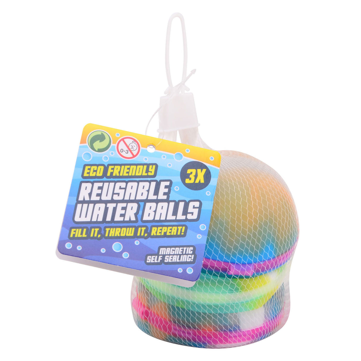 Johntoy aquafun wiederverwendbare magnetische Wasserbälle, 3 Stk.