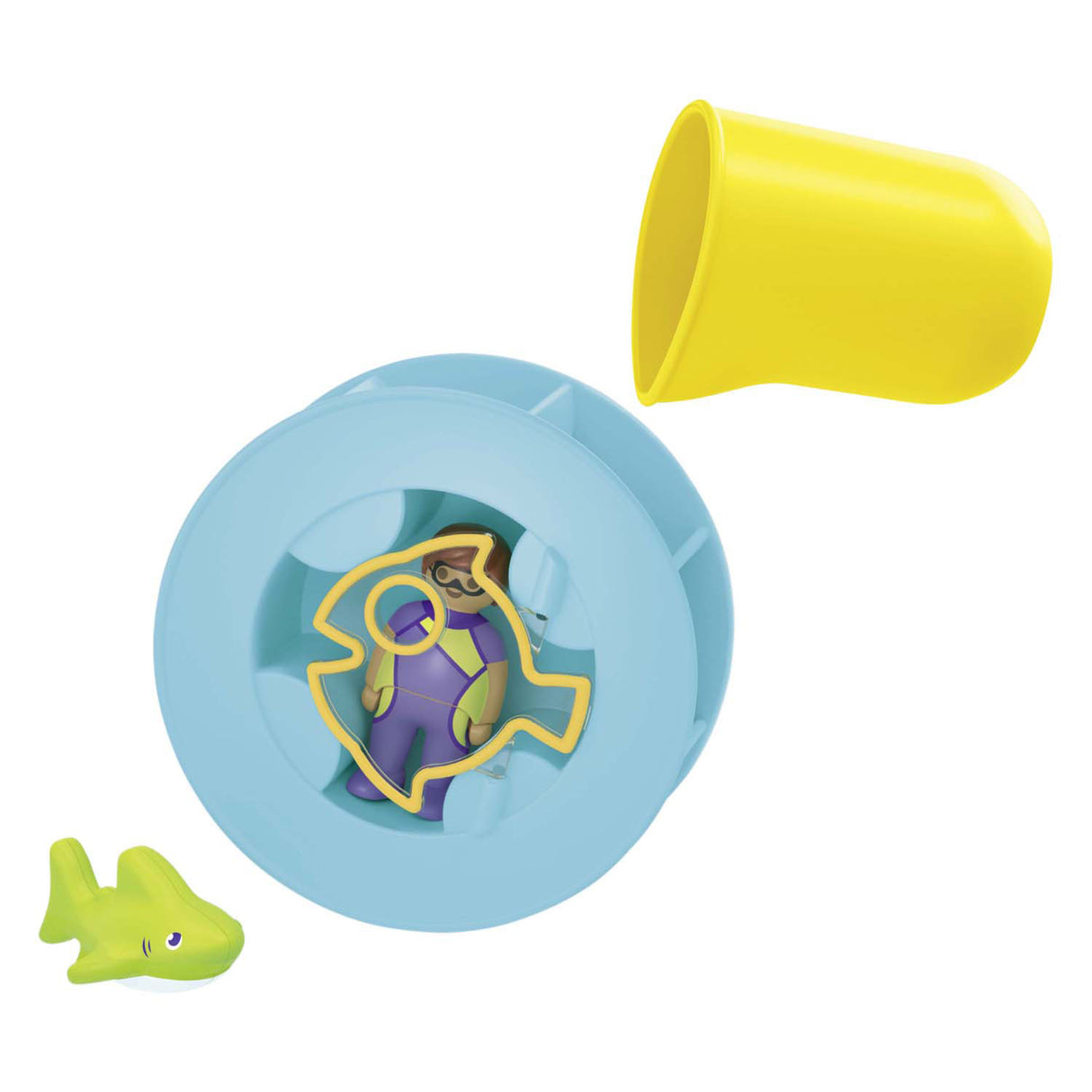 Playmobil Junior Wasserwirbelrad mit Babyhai – 71688