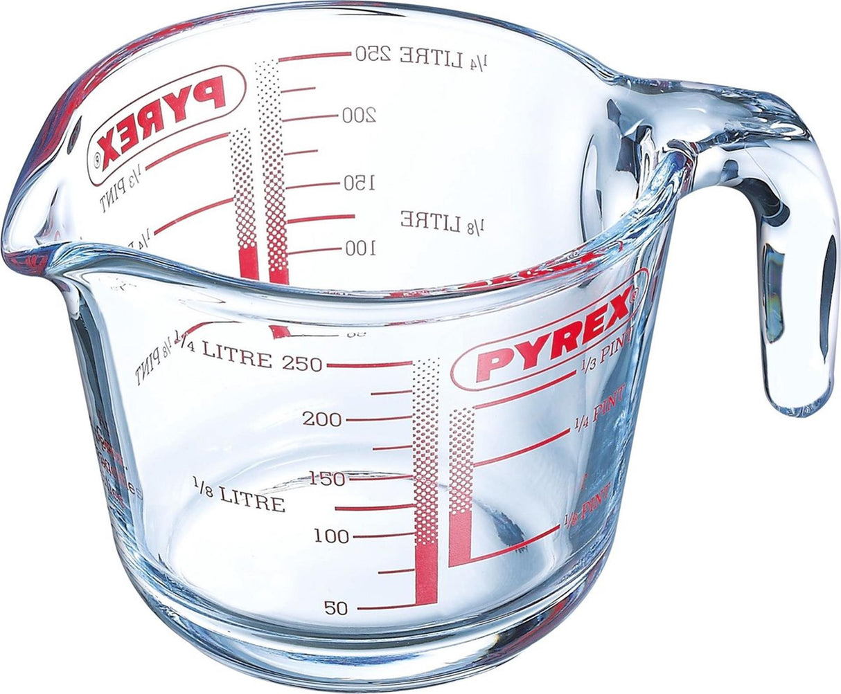 Pyrex-Messbecher aus Glas 250 ml ø9 cm