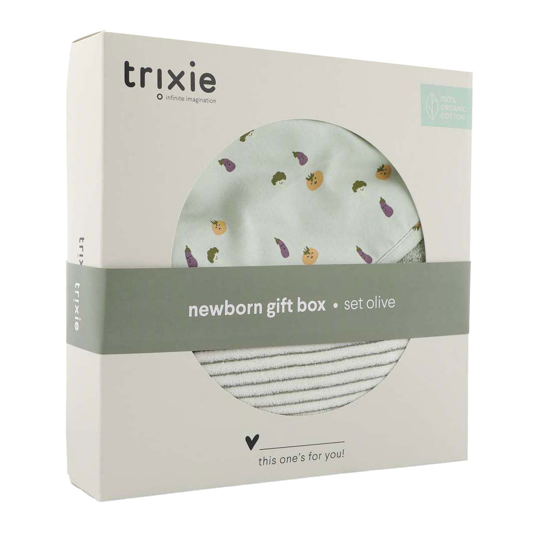 Trixie Geschenkbox für Neugeborene l – freundliches Gemüse