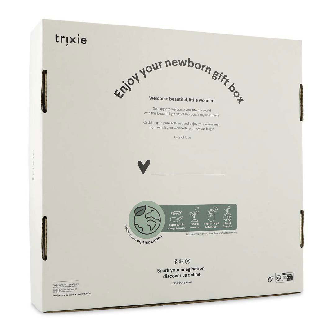 Trixie Geschenkbox für Neugeborene L – schöne Blätter