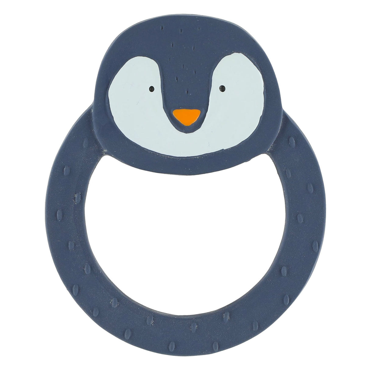 Trixie Natural Gummi rund Bijtring - Mr. Penguin